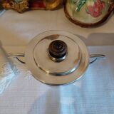 Art Deco silver-plated sugar bowl