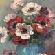 Painting bouquet of flowers