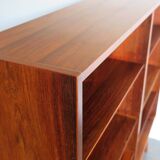 Poul Hundevad scandinavian rosewood bookcase, 1960s