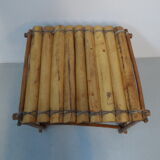 Vintage bamboo sidetable 1950s