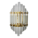 Venini wall lamp, murano triedri glass, italy, 1970