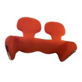 SOFA "DJINN" BY OLIVIER MOURGUE EDITION AIRBORNE - ORANGE-RED