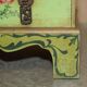 Pair of Waterfall Regency Sheraton antique bookshelves hand-painted.