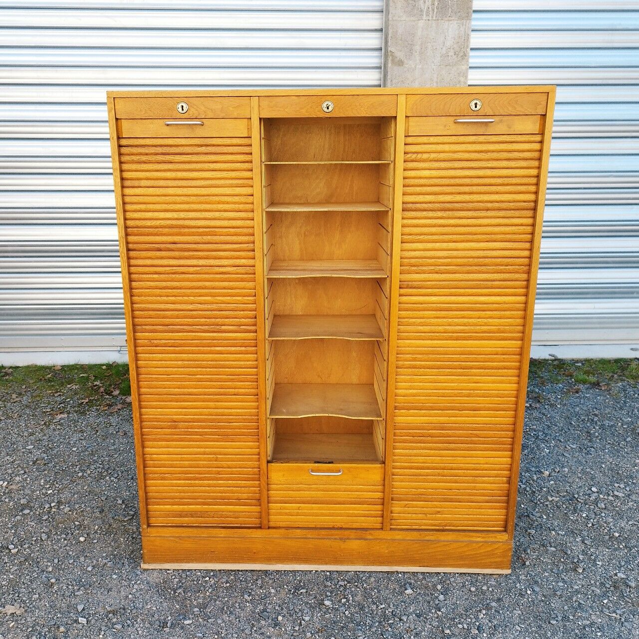 Curtain binder 3 doors rolls vintage