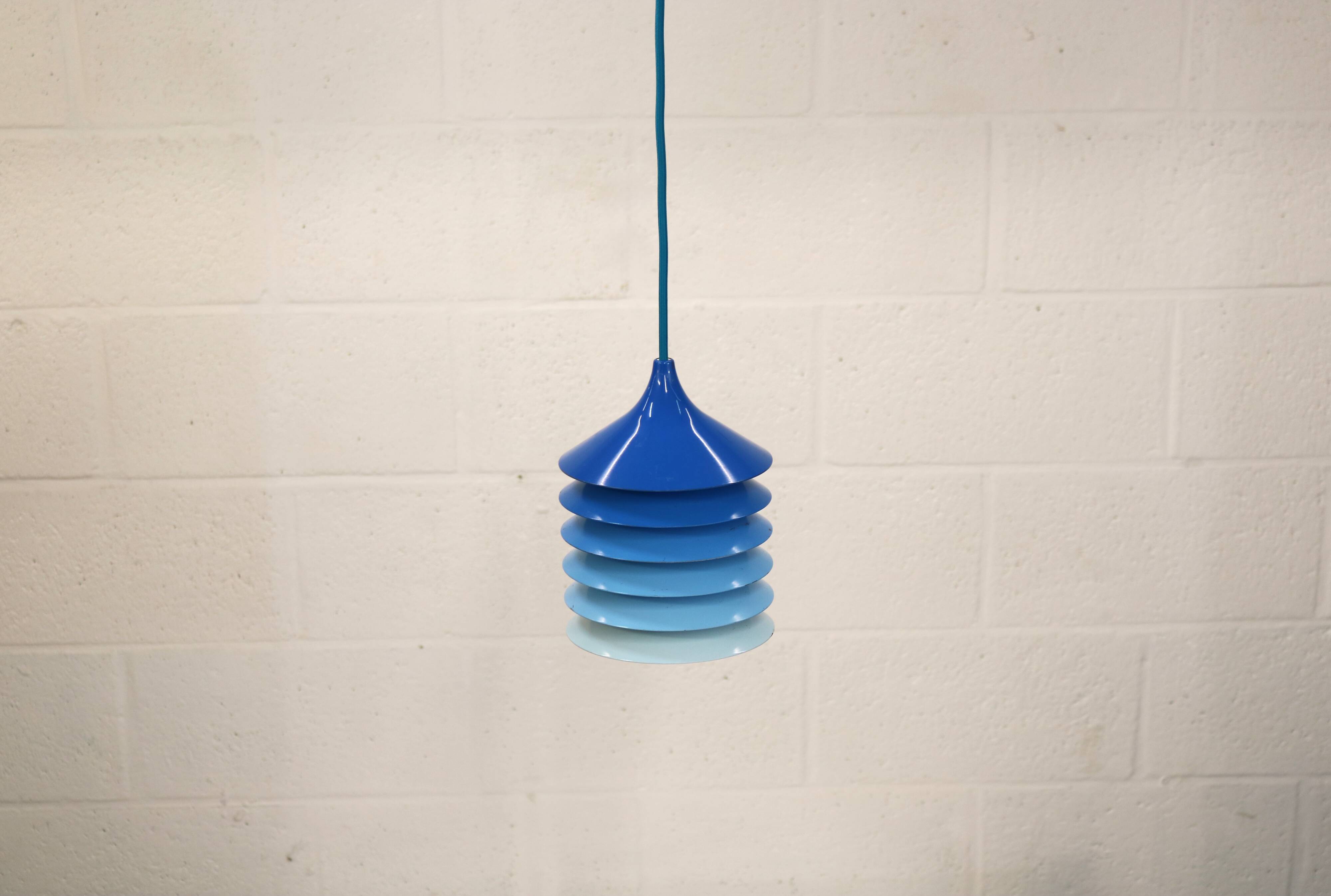 Vintage IKEA original blue lamp - Duett T202 - Bent Gantzel Boysen design