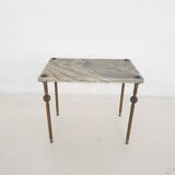 Table d'appoint vintage en marbre, années 1960