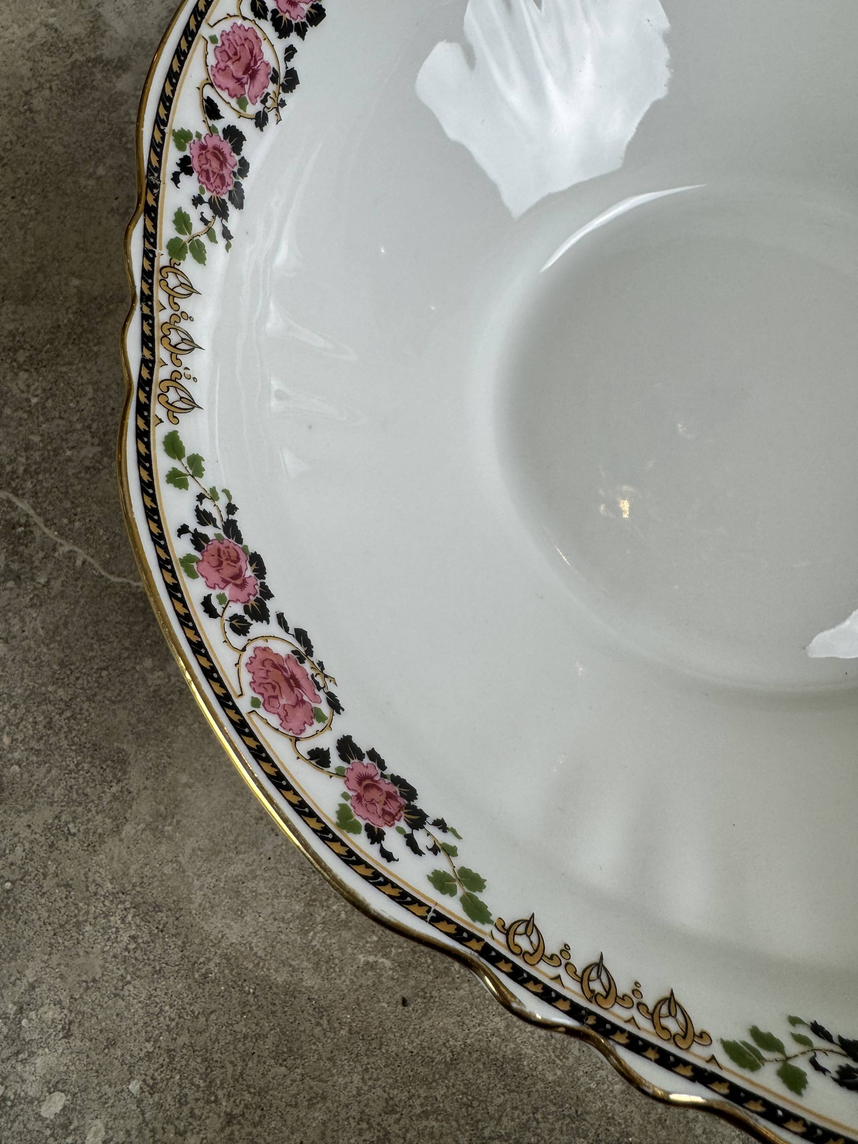 66-piece Limoges porcelain service, mid-20th century