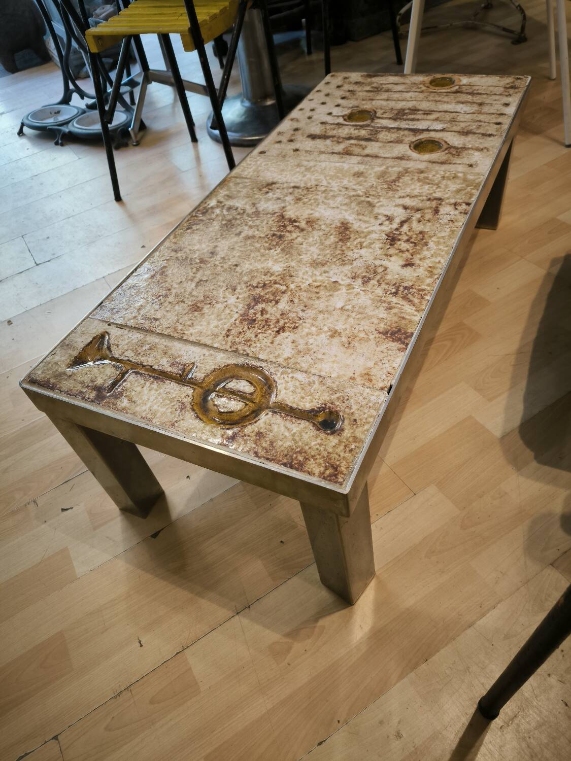 Coffee table by brothers Jean and Robert CLOUTIER, 1960