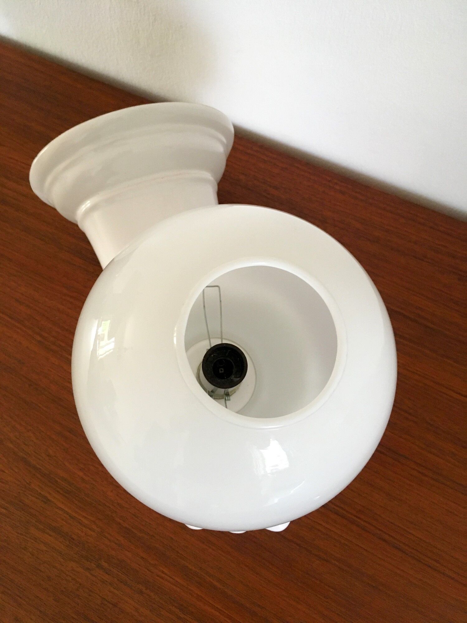 Vintage hand lamp in ceramic 70s
