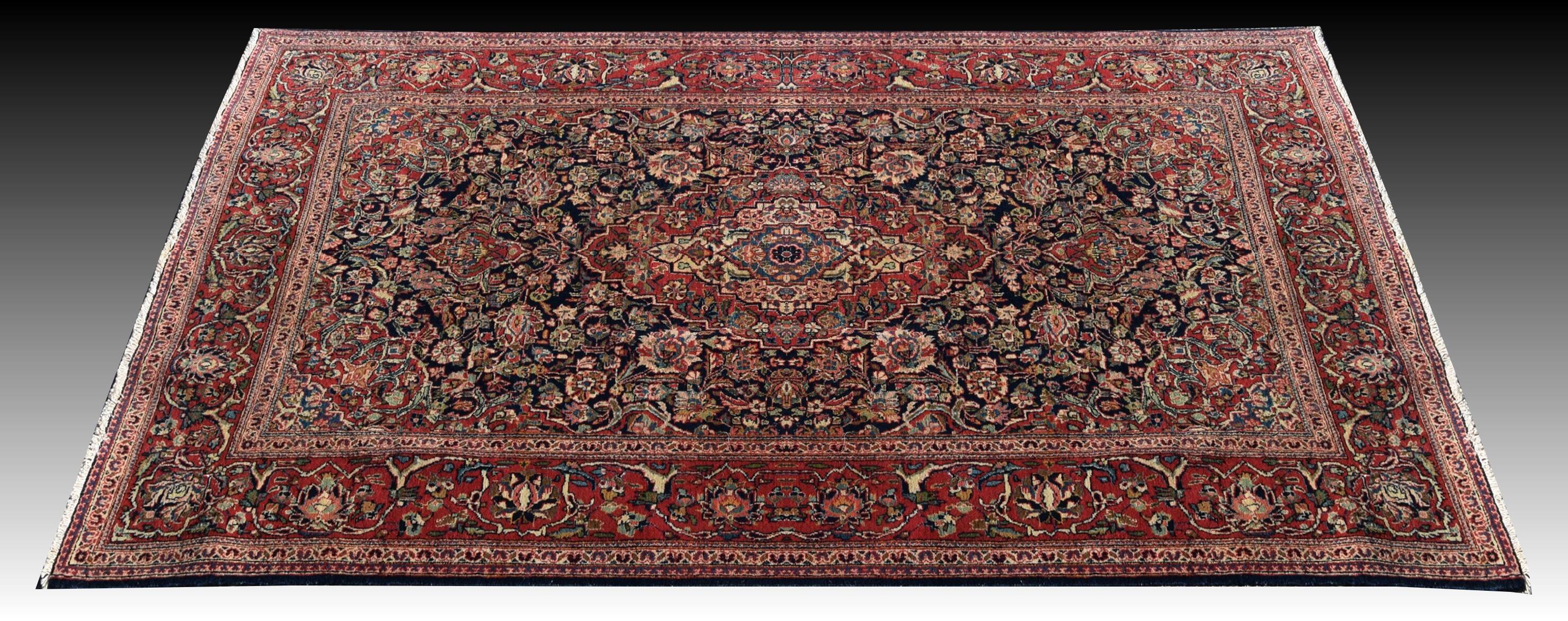 Persian Oriental carpet Iran Kashan - Size: 1.32 x 2.12 metres