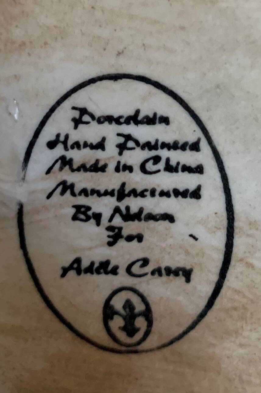 Openwork porcelain dish by Nelson for Adèle Carey