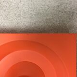 Apply orange 1970 Klaus Hempel for Kaiser lights