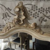 Former white grey patina hairdresser mirror table 2 Shabby chic drawer