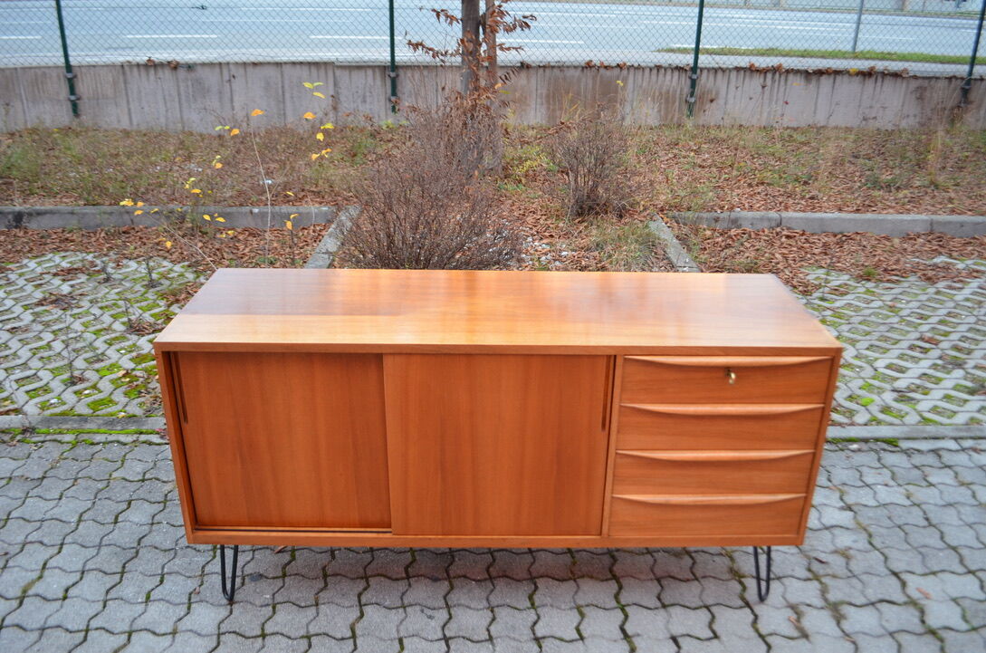 German Mid-Century Walnut Sideboard from A.M.T.