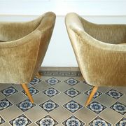 Fauteuil danois organique années 50/60 bronze