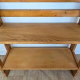 Folding bookcase shelf