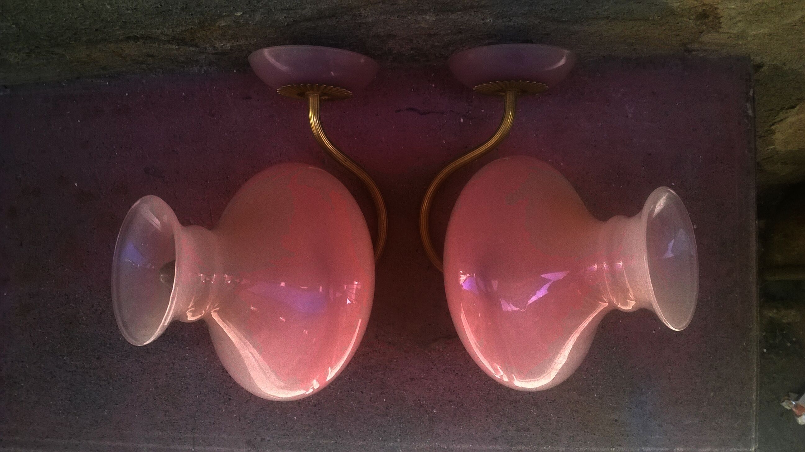 Pair of vintage wall light