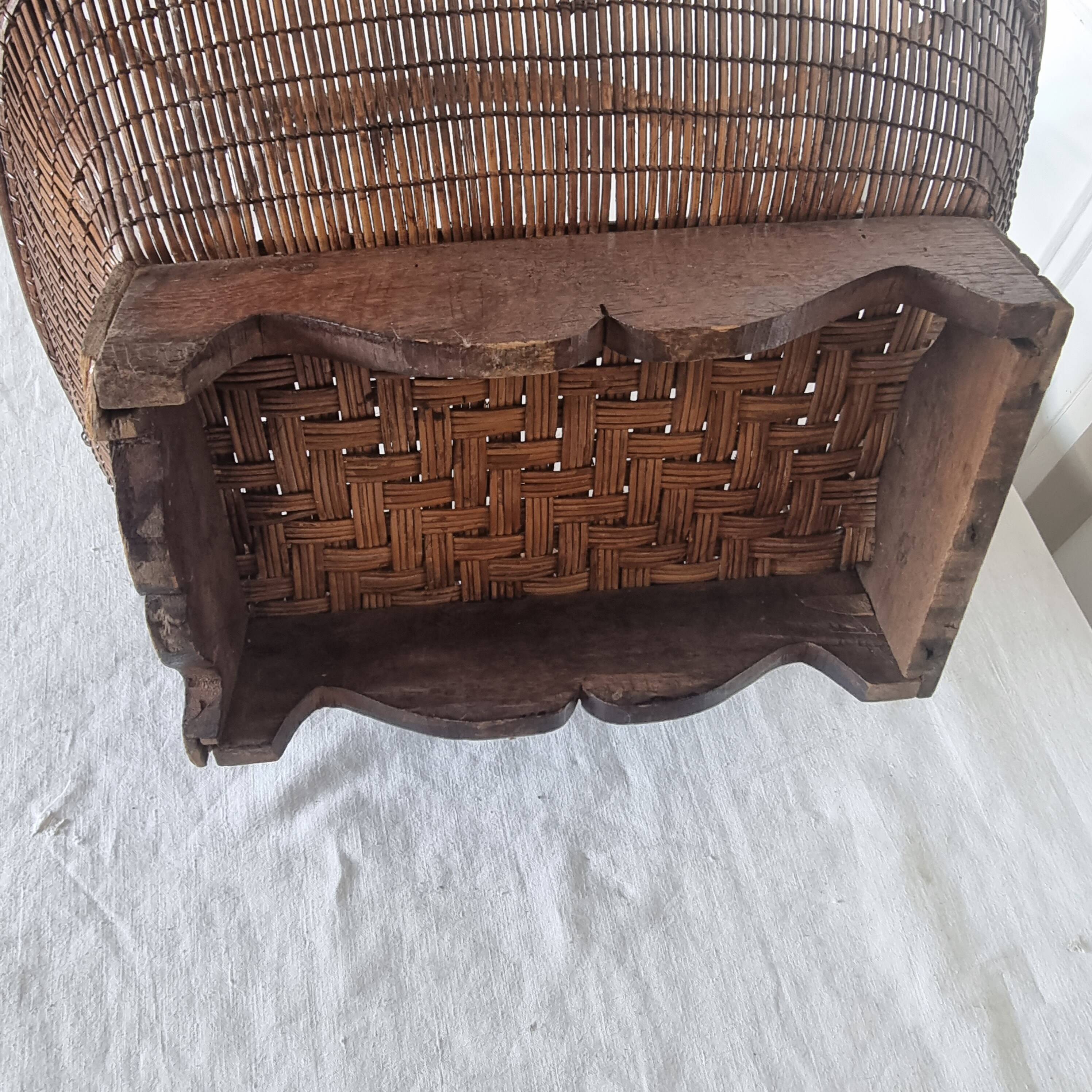 authentic basket or basket from the people's republic of china from the mid-20th century