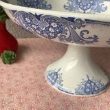 Compotier terre de fer piedouche 19th