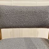 Oak chair design and scandinavian stamp 1950.