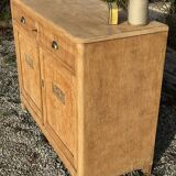 Parisian sideboard in raw wood