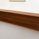 Wooden open wall shelf, 200cm, designed by Walter Wirz for Wilhelm Renz, Germany