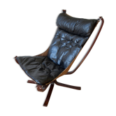 Fauteuil Falcon par Sigurd Ressel pour Vatne Møbler, Norvège. Années 1970.