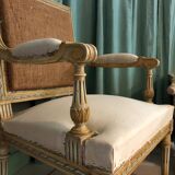 Pair of chairs to queen Louis XVI style