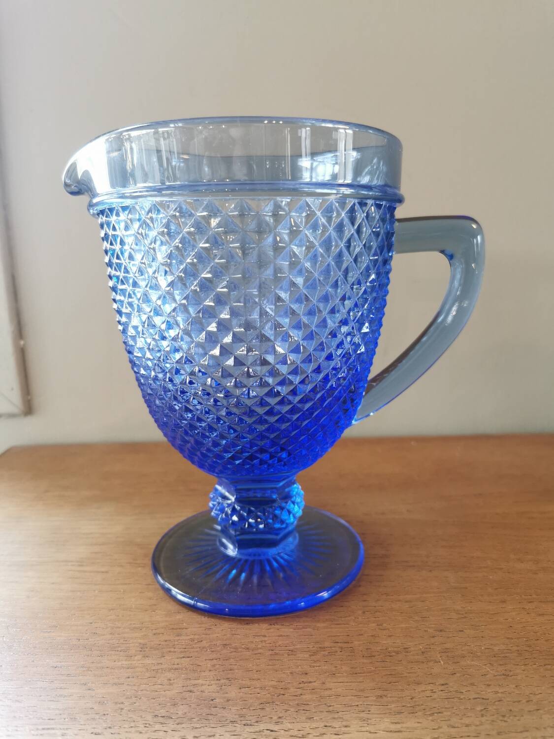 Vista Alegre Vintage Blue Pitcher