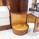 Mid-century meridian by Giuseppe Gibelli with bedside table.