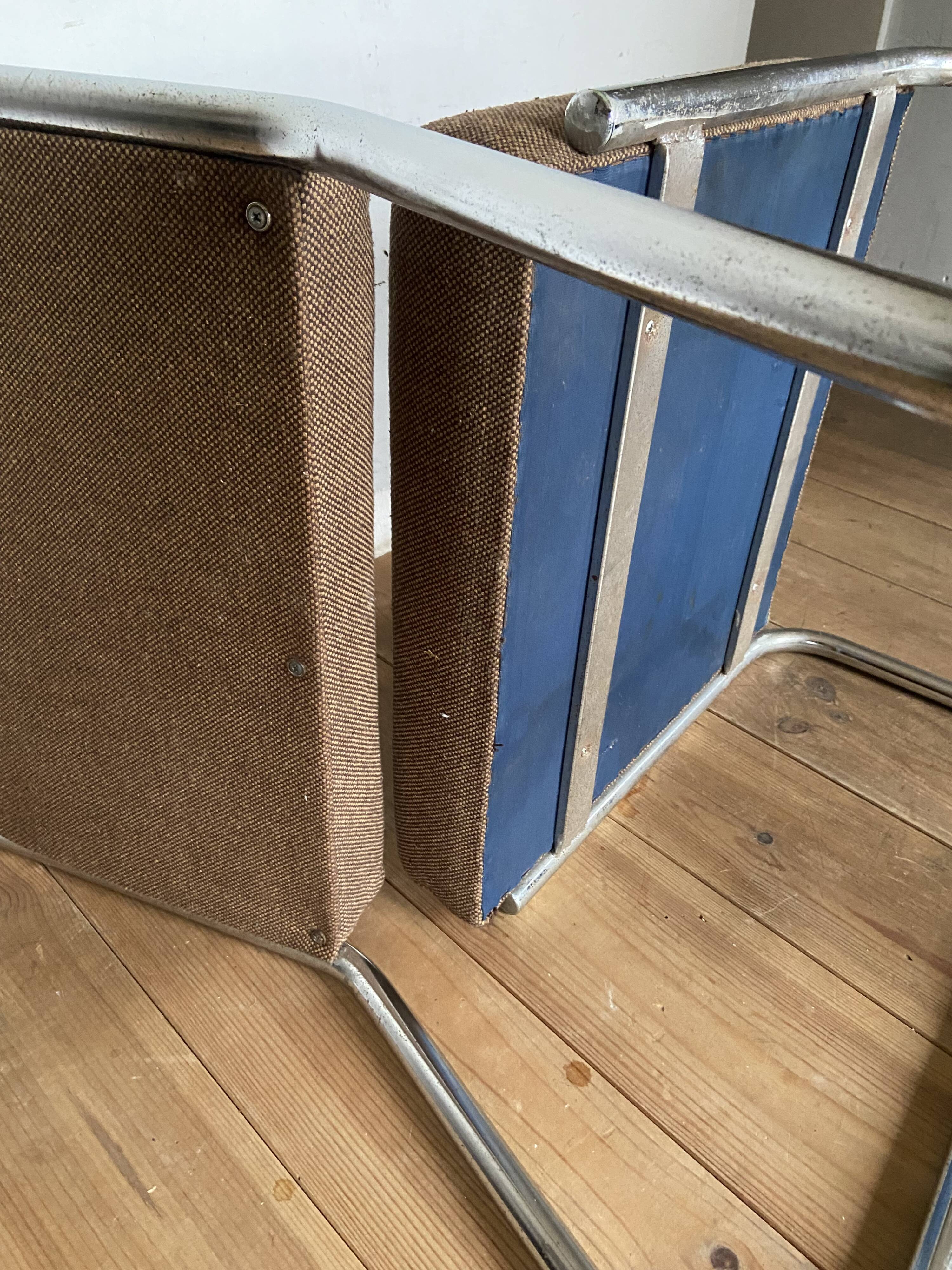 Pair of vintage chrome heaters 60s design