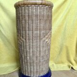 Ceramic wicker umbrella stand