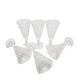 Art Deco Polish champagne glasses, 1900s, set of 6