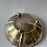 Silver-plated metal bowl