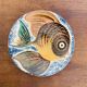 Large dish with fish decoration Puigdemont Spain