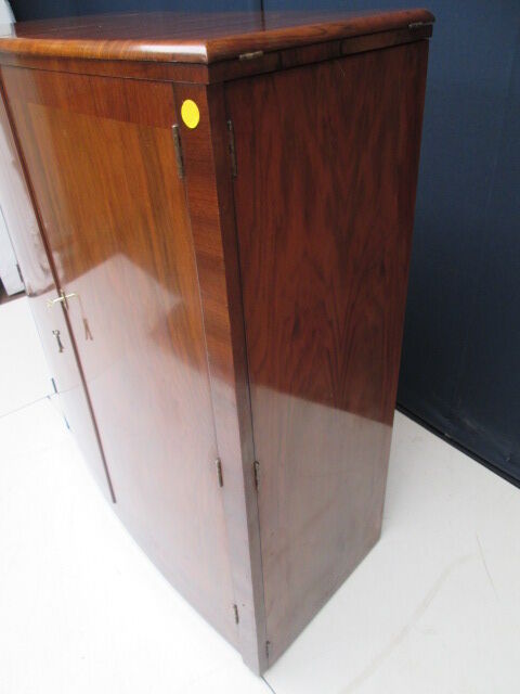 Art deco bar system in walnut