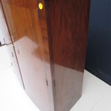Art deco bar system in walnut
