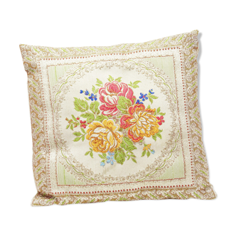 Embroidered cushion