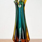 Italian Sommerso vase in Murano glass attributed to Flavio Poli for Seguso, 1970s.