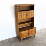 brutalist bookcase | wall cabinet | oak | 60s | Danish (2)