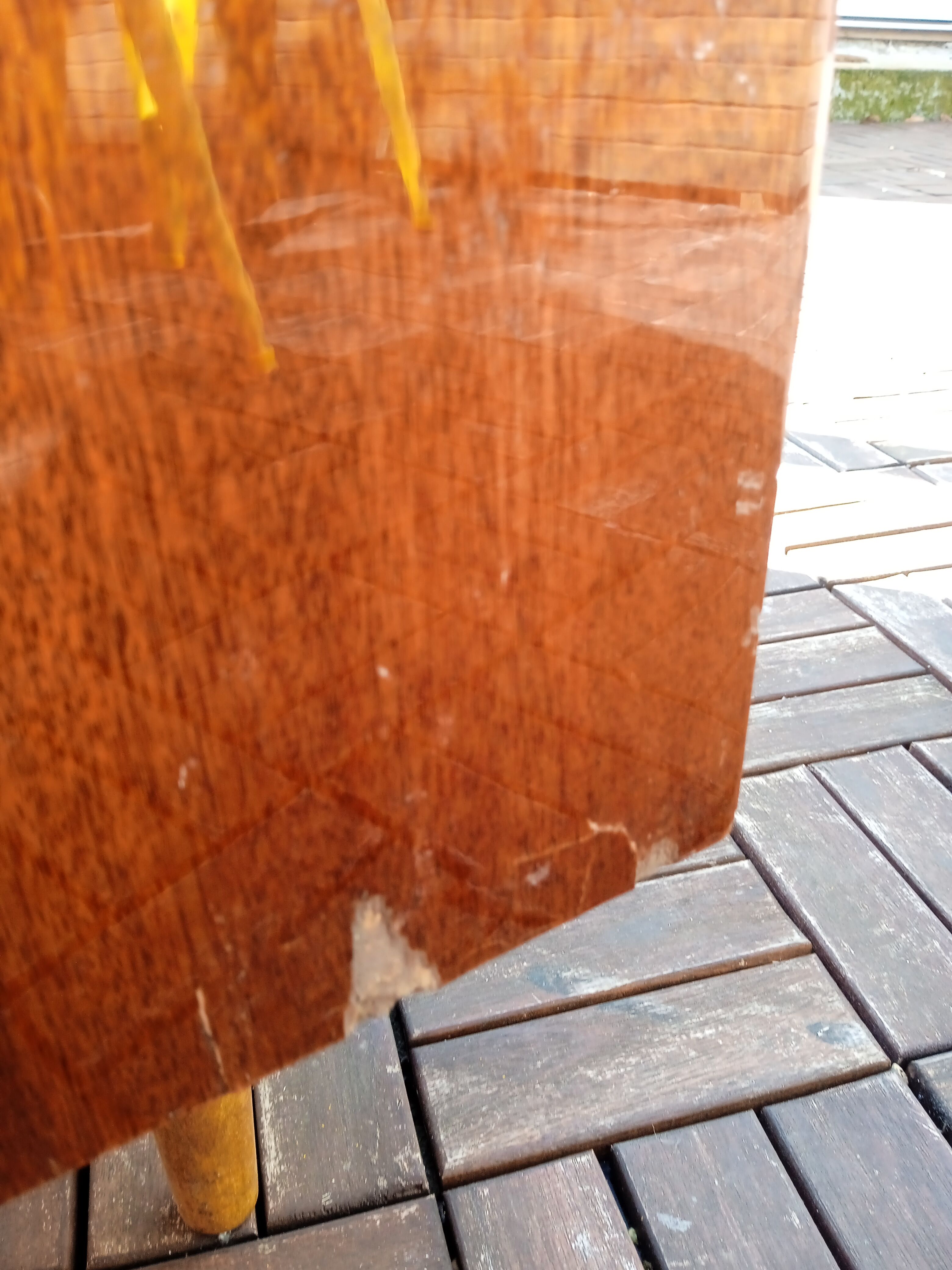 Secretary cherry wood veneer