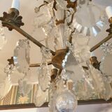 Chandelier cage with tassels
