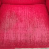 Vintage red designer armchair from the 1950s/1960s