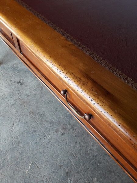 St Louis 16th solid cherry writing desk mid 20th century
