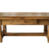 Solid oak table country 50s