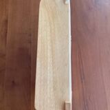 Wooden wall-mounted mail and key holder