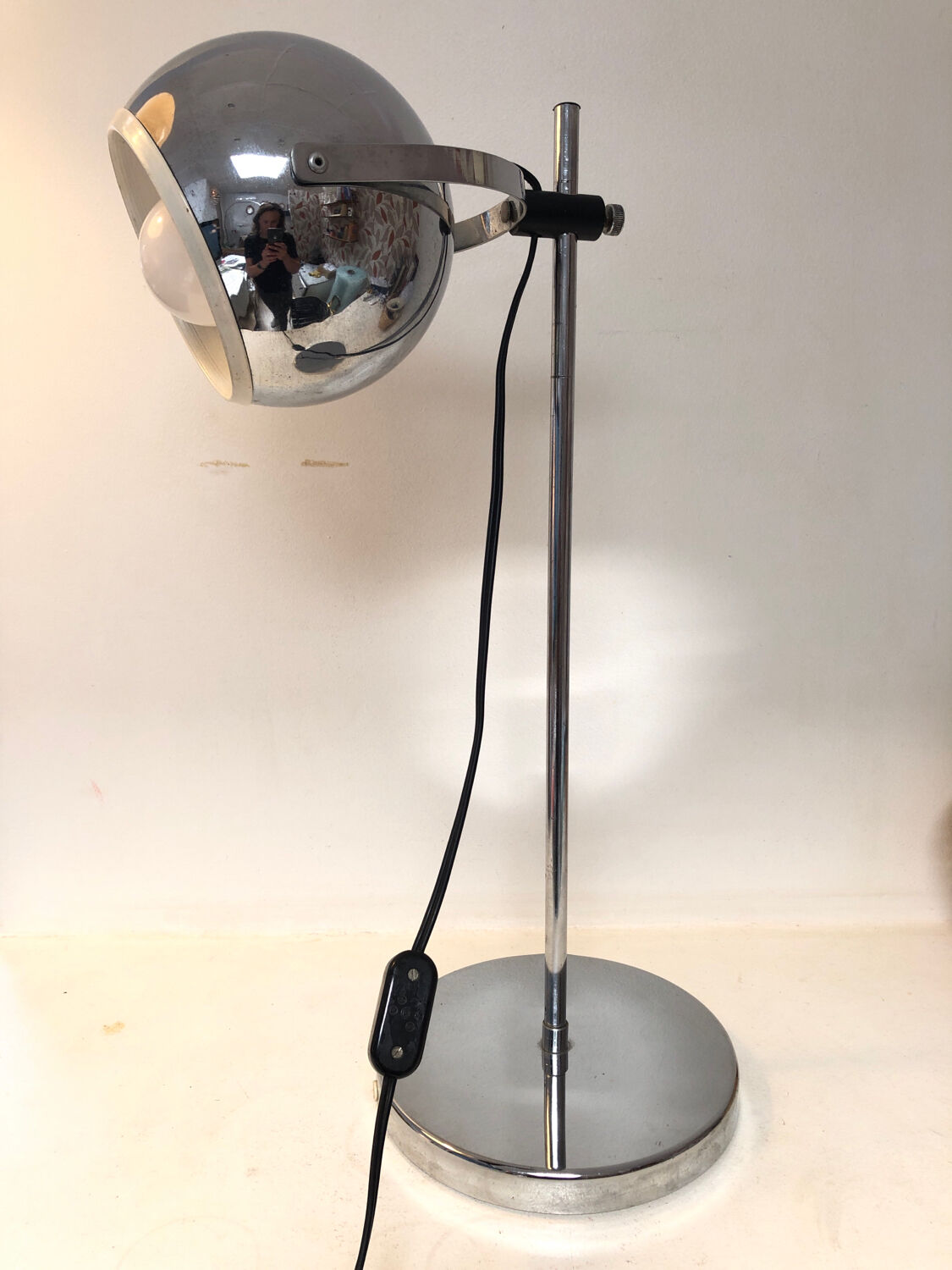 Lampe bureau eye ball, 1970