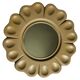 Rare Midcentury Flower Wall Mirror, Italy, 1970s