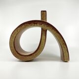 Ceramic sculpture vase • Roberto Rigon • Bertoncello • Italy • 60/70