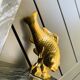Pair of marble and brass bookends